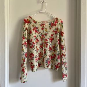 Sézane. XS floral cardigan. perfect condition, worn once for a photoshoot.